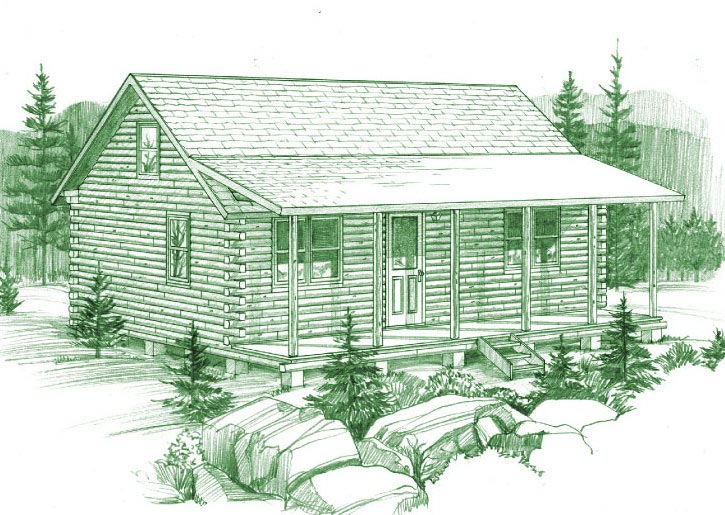 Musquash Log Cabin Ward Cedar Log Homes Floor Plans