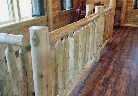 Log Home Supplies, siding, caulking, railings | Ward Cedar Log Homes